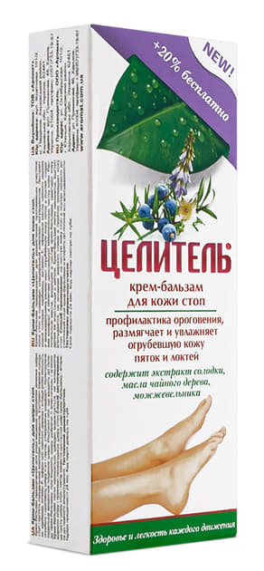 *Целитель крем-бальзам проф.орогов.кожи стоп 70г *Целитель крем-бальзам проф.орогов.кожи стоп 70г