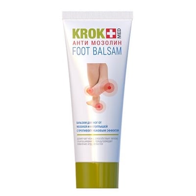Бальзам Крок Мед анти мозолін для ніг від мозолів та натоптишів 75 мл