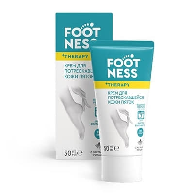 *Крем Footness восстан.д/потр.кожи пяток с 25% мочевины 50мл *Крем Footness восстан.д/потр.кожи пяток с 25% мочевины 50мл