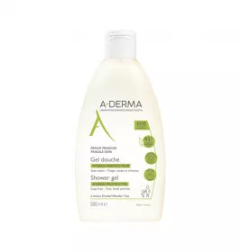 *Гель А-Дерма пінистий для душу на безмильній основі для подразненої шкіри обличчя та тіла 500 мл