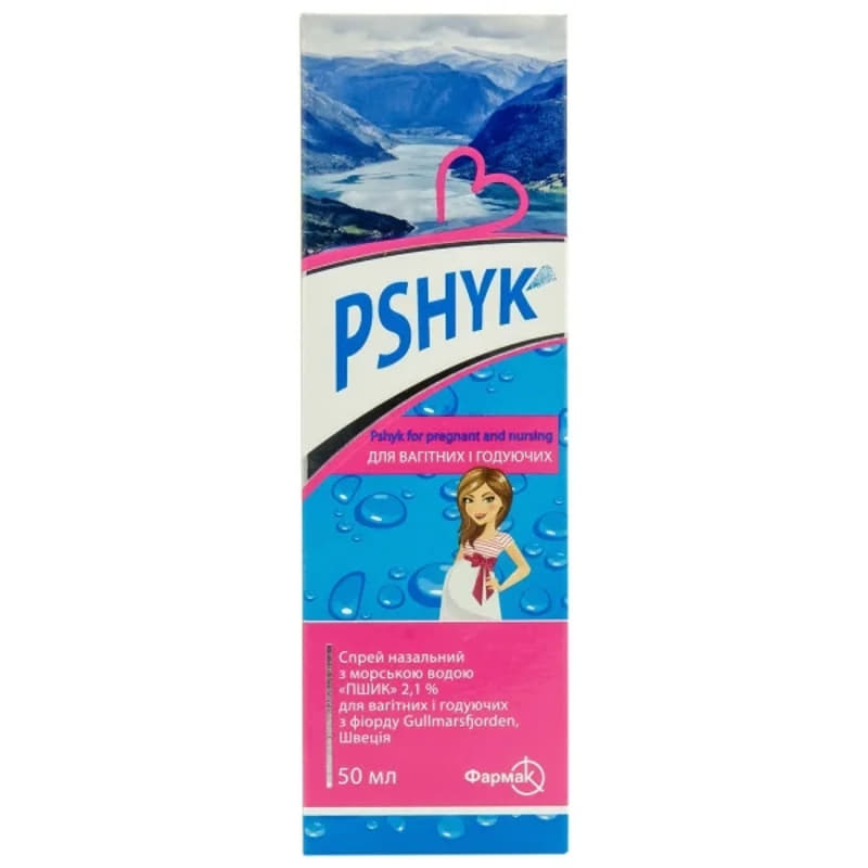 Пшик спрей назальний 2,1% д/вагітних і годуючих фл.50мл Фармак