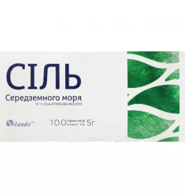 Сіль Середземного моря, пакетики-саше 5г №100 Орландо