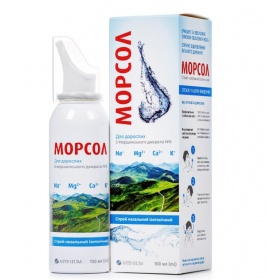 *Морсол спрей назальний 100 мл ізотонічний для дорослих 