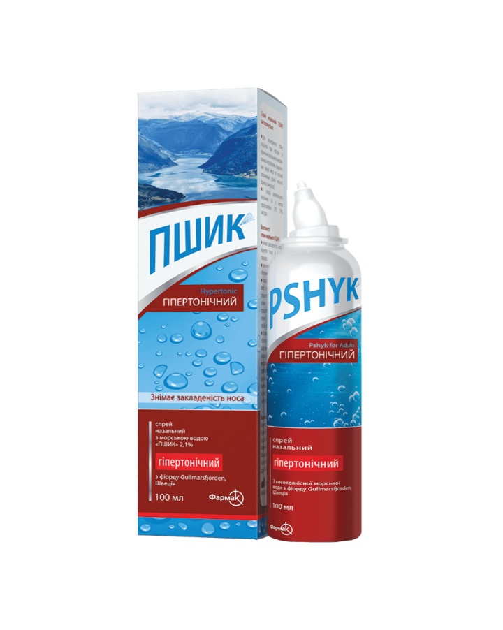 Пшик спрей назал. 2,1% д/дор. гіперт. фл. 100мл Фармак