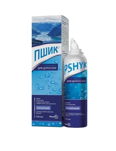 Пшик спрей назал. 0,9% д/дор. ізот. фл. 100мл Фармак