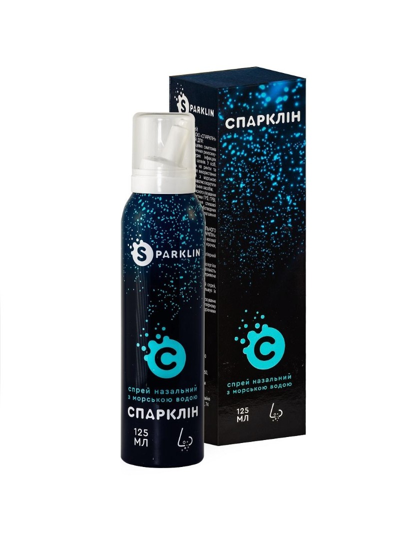 Спарклін спрей назал. 0,9% фл. 125мл Фармак