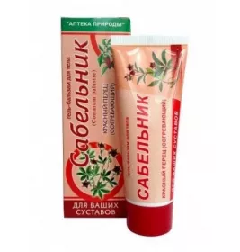 Гель-бальзам Сабельник (Вовче тіло) зігріваючий 75 мл