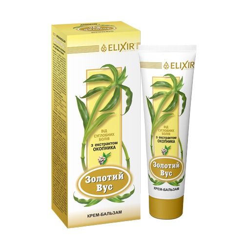 Крем-бальзам Еліксир Золотой Вус з екстрактом окопника 75 мл