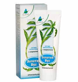 *Крем-бальзам Еліксир Золотой Вус з хондроітином 75 мл *Крем-бальзам Еліксир Золотой Вус з хондроітином 75 мл