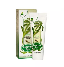 *Крем-бальзам Еліксир Золотой Вус з екстрактом п'явки 75 мл