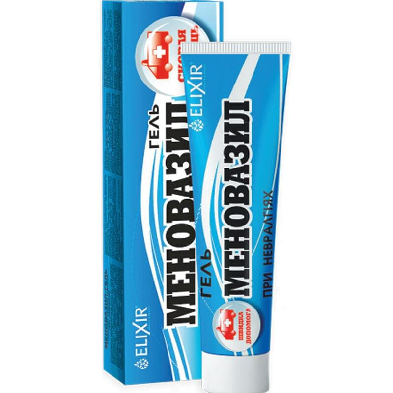 *Гель Еліксир Меновазіл 40 мл