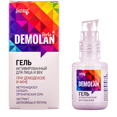 Гель Демолан форте при демодекозі та акне для обличчя і повік 30 мл
