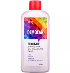 Лосьон Демолан форте при демодекозе и акне для лица и век 150 мл