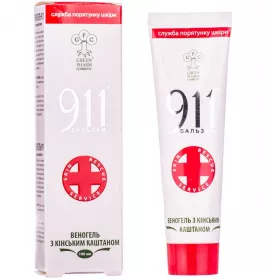Веногель 911 з кінським каштаном туба 100мл