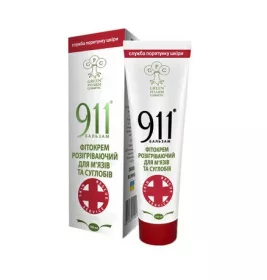 Фітокрем 911 розігріваючий для м'язів та суглобів туба 100