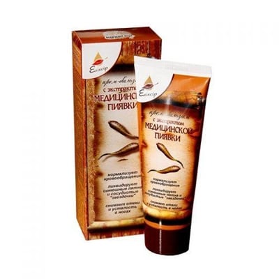*Крем-бальзам Еліксир з екстрактом медичної п'явки 75 мл