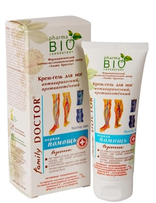 *Крем-гель Bio Pharma Вено-TON EXPERT для ног 75мл *Крем-гель Bio Pharma Вено-TON EXPERT для ног 75мл