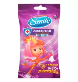 *Салфетки влажные Smile Фиксики №15