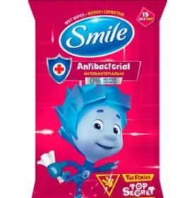 *Салфетки влажные Smile Фиксики №15