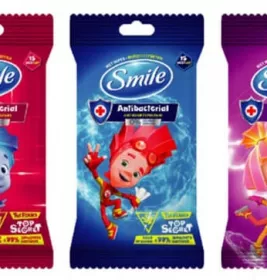 Серветки вологі Smile Фіксики №15