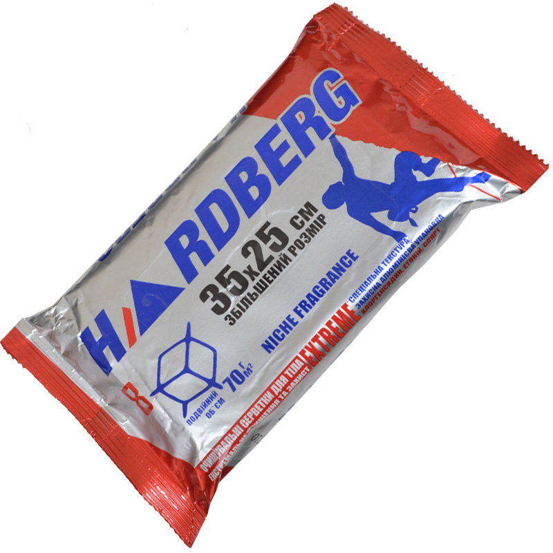 Рушники вологі Hardberg Extreme Екстремальне очищення і захист для тіла №8