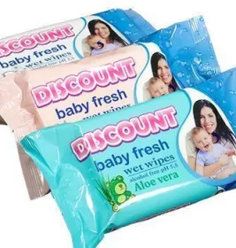 Серветки Discount Extra Антиб.вологі для дітей з екстрактом календули №15