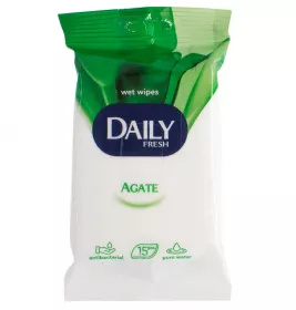 *Салфетка Daily Fresh Aquamarine влажная универсальная №15