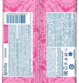 Серветка Novita Волога Intimate Пребіотик біолін з єврослотом №15