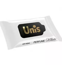 *Серветки вологі UNIS антибактеріальні Perfume White №15