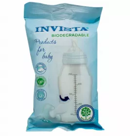 *Серветки вологі INVISTA БІО для дітей блакитна №15