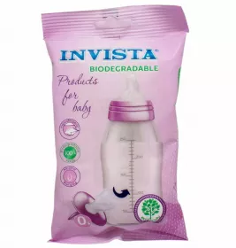 *Салфетки влажные INVISTA БІО для детей розовая №15