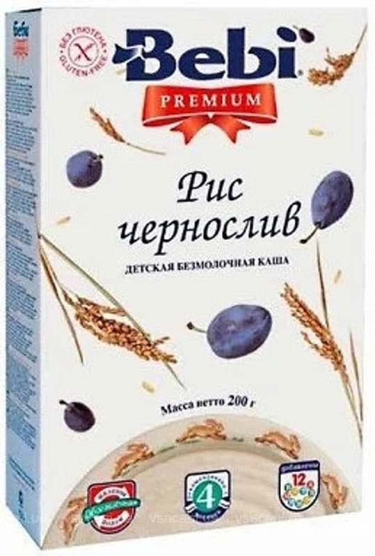 *Каша БЕБИ Премиум рис,чернослив 200г *Каша БЕБИ Премиум рис,чернослив 200г