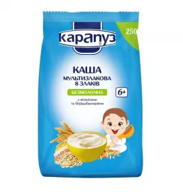 Каша Карапуз мультизлакова 8 злаків з біфідобактеріями 250 г