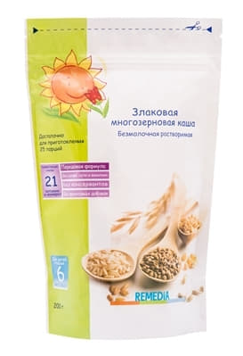 *Каша REMEDIA01 злаковая многозерновая 200г