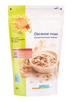 *Каша REMEDIA02 вівсяна 200г