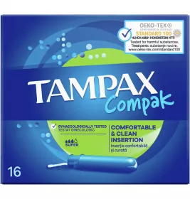 *Тампоны Тампакс COMPAK Fresh супер №16