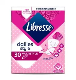 Прокладки Libresse Ежедневные Daily Fresh Plus Multistyle №30
