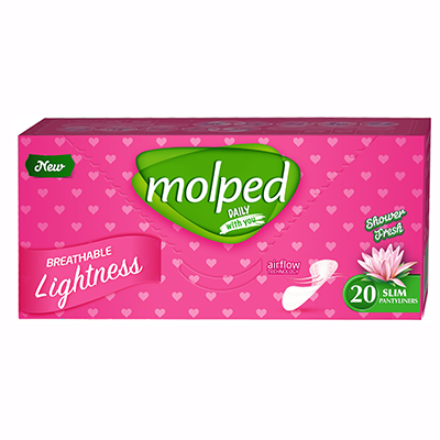 Прокладки Molped Daily Щоденні Shower fresh №20