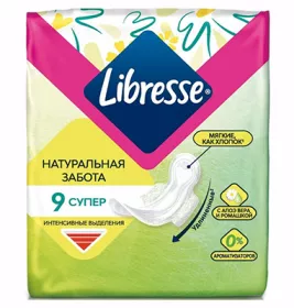 Прокладки Libresse Natural Care Ultra Super soft №9