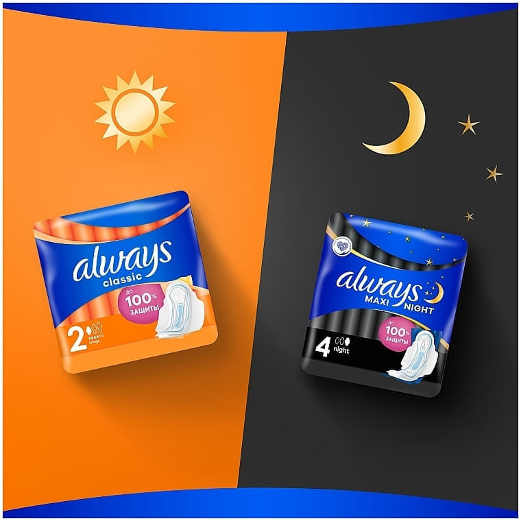 *Прокладки Always Classic Normal Single №10