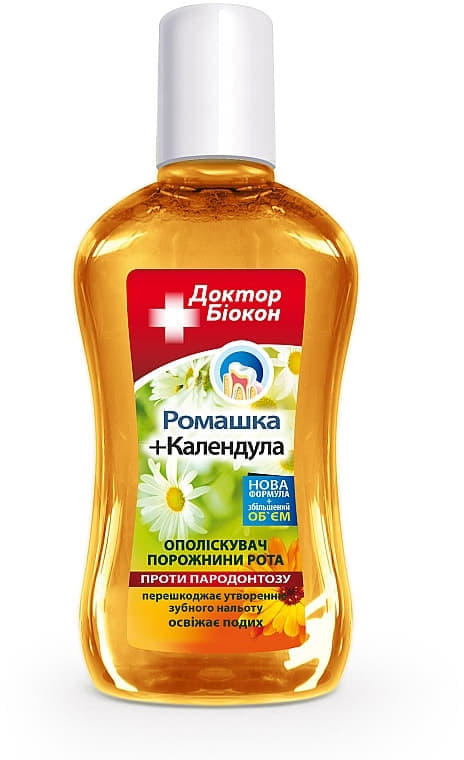 *Ополіскувач Біокон порожнини рота ромашка-календула 250мл