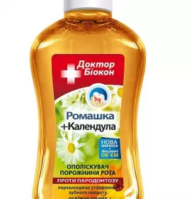 *Ополіскувач Біокон порожнини рота ромашка-календула 250мл