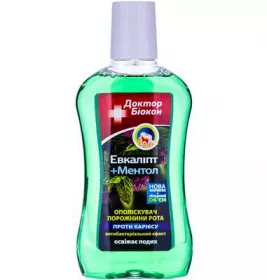 *Ополіскувач Біокон порожнини рота ментол-евкалиіпт 250мл