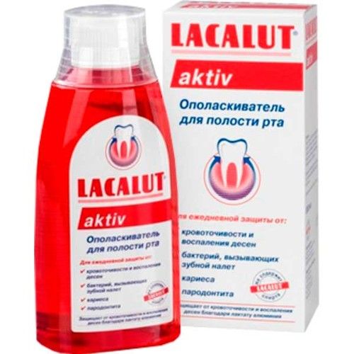 Ополаскиватель Лакалут полости рта Актив 300 мл Ополаскиватель Лакалут полости рта Актив 300 мл