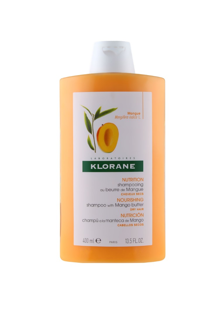 Шампунь Klorane поживний з олією манго для сухого/пошкодженого волосся 400 мл