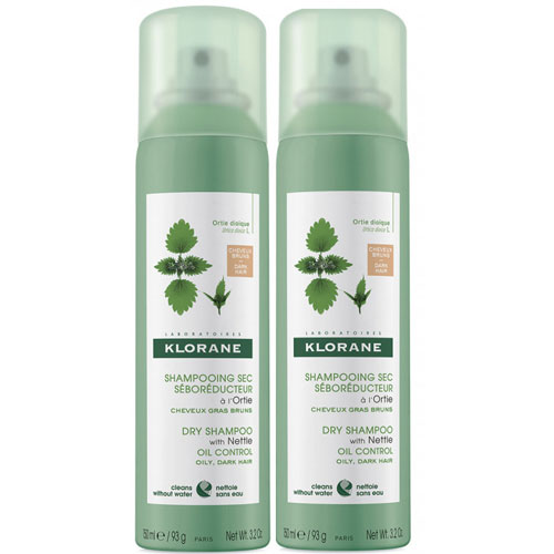 *Набір Klorane Дуо Кропива сухий шампунь 2*150мл