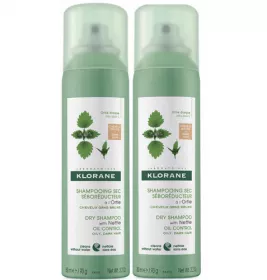 *Набір Klorane Дуо Кропива сухий шампунь 2*150мл