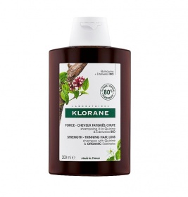 Шампунь Klorane зміцнюючий з хініном та Едельвейсом БИО проти випадіння волосся 200 мл