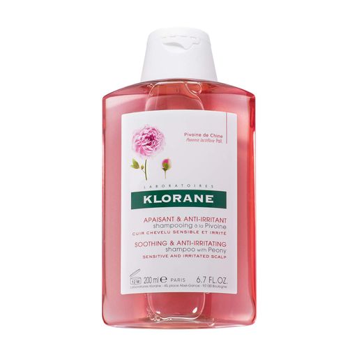 Шампунь Klorane заспокійливий з екстрактом півонії для подразненої шкіри голови 200 мл