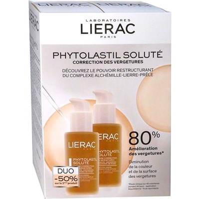 *Засіб Lierac проти розтяжок Дуо Фітоластіл 2*75 мл